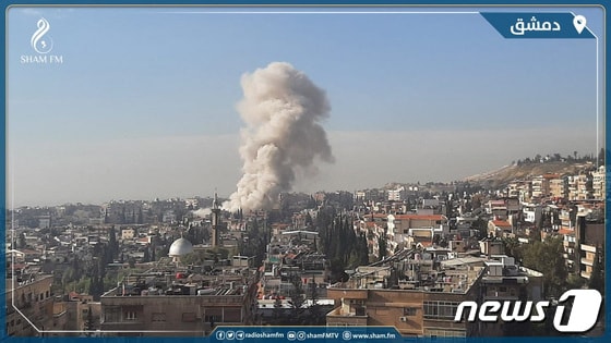 시리아 다마스쿠스 © 로이터=뉴스1 © News1 정희진 기자