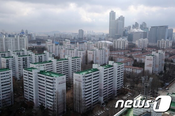 서울 양천구 목동 아파트 단지 모습.2024.2.15/뉴스1 © News1 이광호 기자