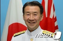 오쓰카 우미오 전 일본 해상자위대 해장이 야스쿠니 신사의 궁사로 임명됐다. <출처=아시아소사이어티>