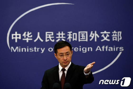 린젠 중국 외교부 대변인. 2024. 03.20 © 로이터=뉴스1 © News1 정은지 특파원