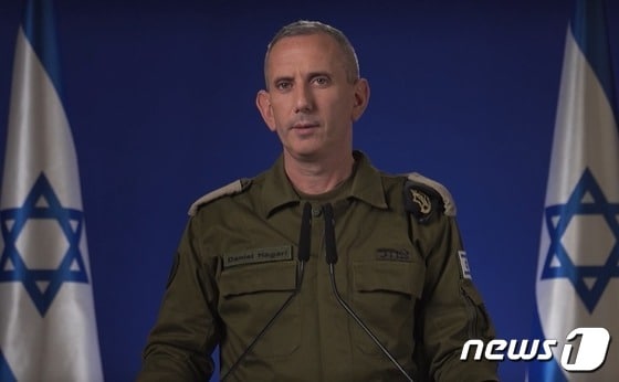 다니엘 하가리 이스라엘방위군(IDF) 대변인. © News1 강민경 기자