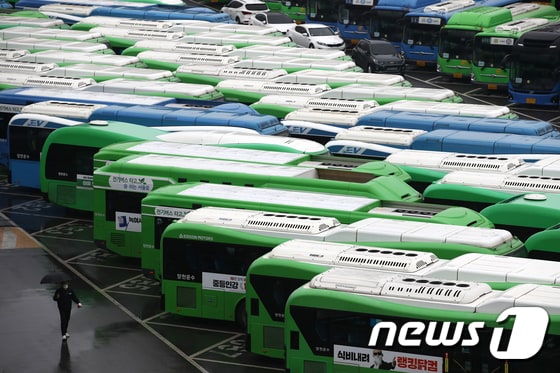 서울 시내버스 '파업'