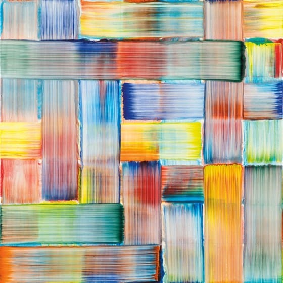 베르나르 프리츠 Bernard Frize b.1949 French 'Gawk' acrylic and resin on canvas 150×150cm | 2017. 케이옥션 제공.