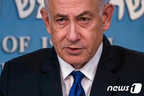 베냐민 네타냐후 이스라엘 총리. 2024. 4. 1 © AFP=뉴스1 © News1 우동명 기자