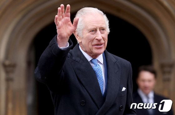 찰스 3세 영국 국왕. 2024.03.31. © 로이터=뉴스1 © News1 정윤영 기자