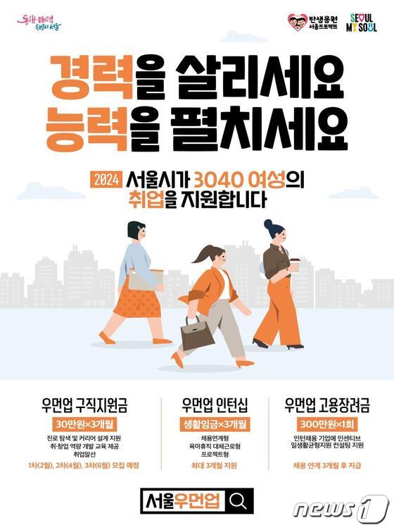 서울우먼업프로젝트 포스터. 