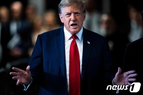 도널드 트럼프 전 미국 대통령. 2024. 4.16 © AFP=뉴스1 © News1 우동명 기자
