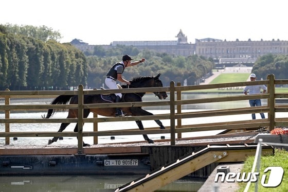 승마 경기가 펼쳐질 베르사유 궁전. © AFP=뉴스1