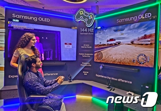 '선명한 삼성 OLED TV로 즐기는 게임'