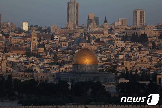 19일(현지시간) 이스라엘 예루살렘의 전경. 2024.04.19 © AFP=뉴스1 © News1 정지윤 기자