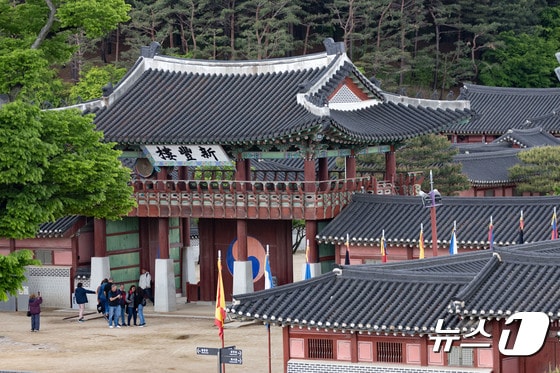 24일 경기도 수원시 팔달구 화성행궁의 모습. 2024.4.24/뉴스1 © News1 이재명 기자