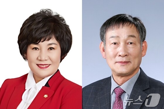 제천시의회 이정임(왼쪽)·박영기 의원.2024.5.1/뉴스1