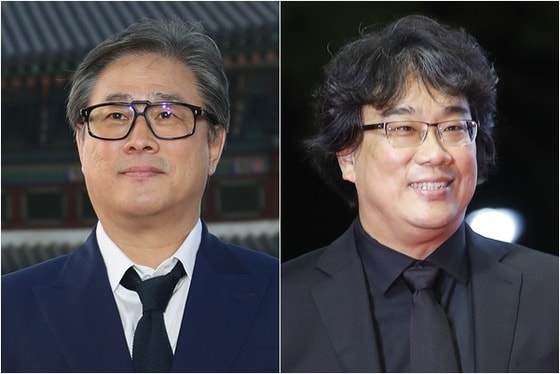 박찬욱(왼쪽) 봉준호 감독/뉴스1 DB