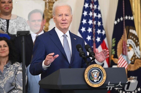 조 바이든 미국 대통령. 2024.05.10 © AFP=뉴스1 © News1 우동명 기자