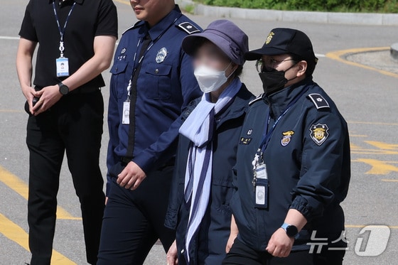윤석열 대통령의 장모 최은순씨. 2024.5.14/뉴스1 © News1 신웅수 기자