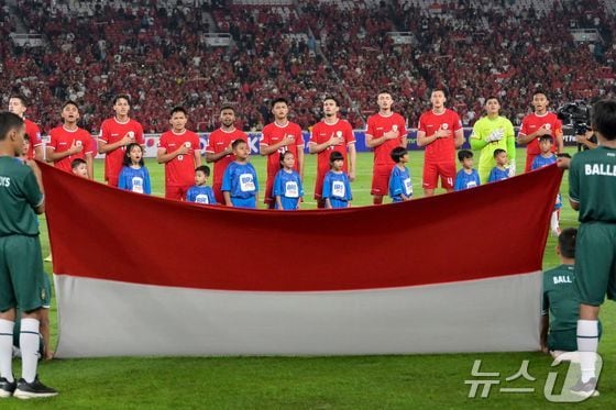 인도네시아 선수단 © AFP=뉴스1