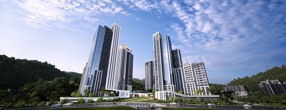 광안3 재개발 투시도.(삼성물산 제공)